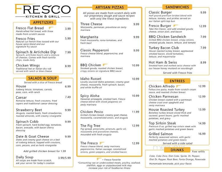 Fresco Kitchen & Grill - Rexburg, ID