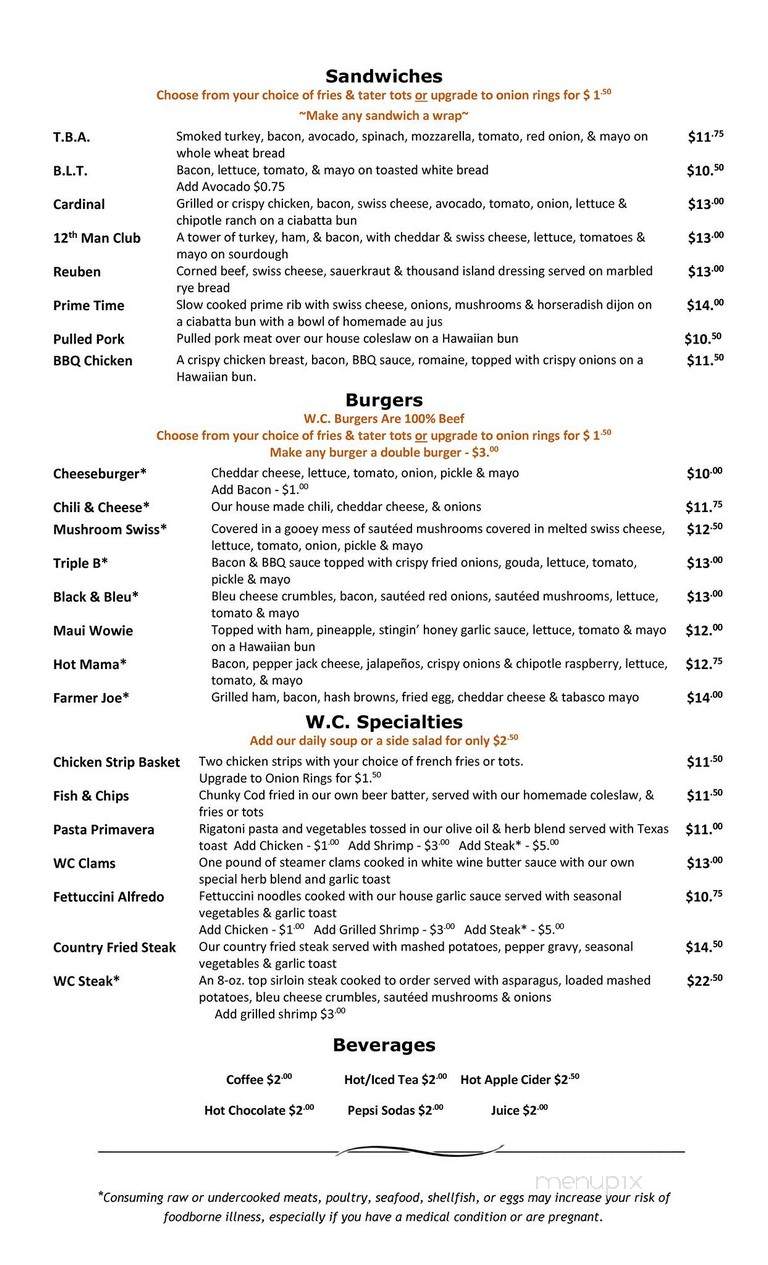 Whiskey Canyon Sports Bar and Grill - Waitsburg, WA