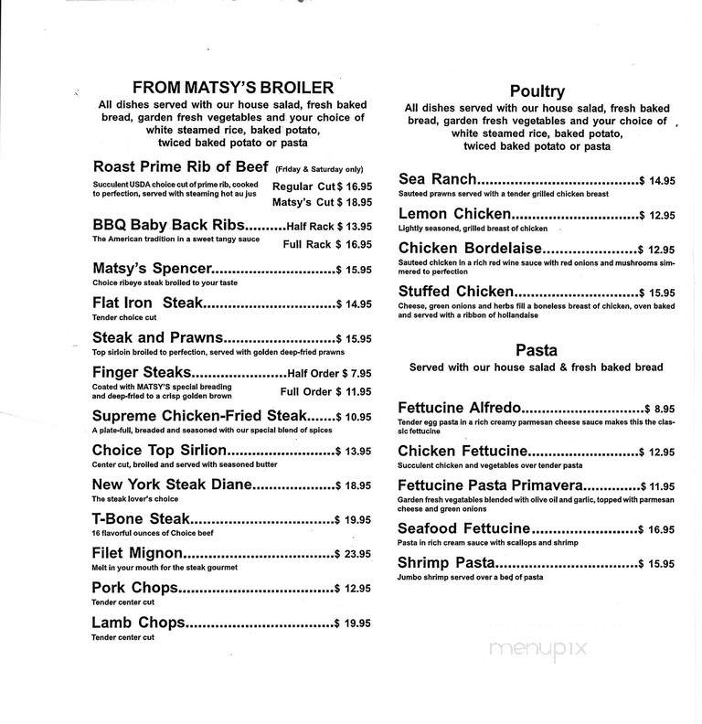 Matsy's Restaurant & Lounge - Ontario, OR