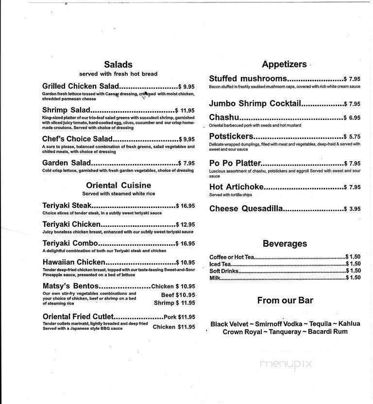 Matsy's Restaurant & Lounge - Ontario, OR