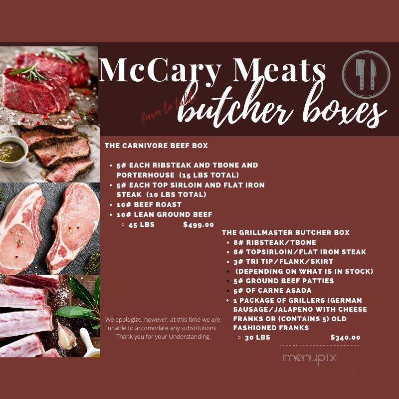 McCary Meats - Basin City, WA