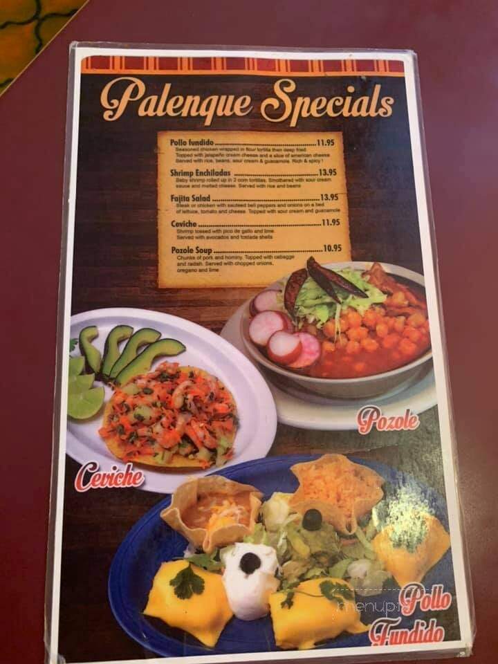 Palenque Mexican Restaurant - Grangeville, ID