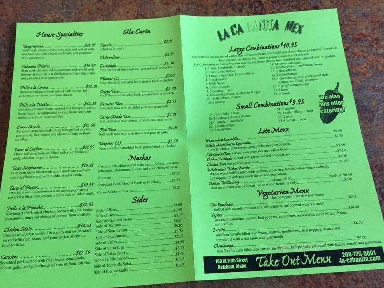 La Cabameca Mix Restaurant - Ketchum, ID